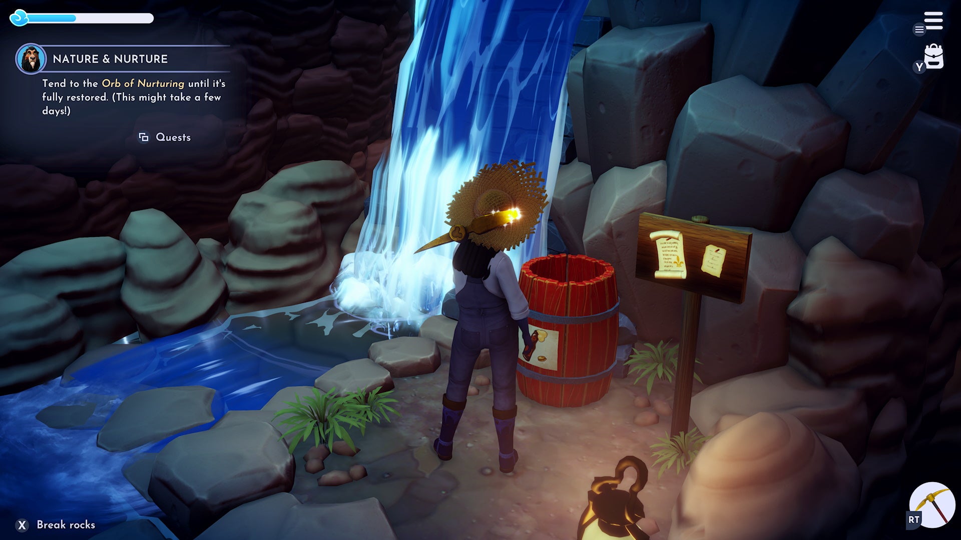 Disney Dreamlight Valley  Nature and Nurture  walkthrough for Scar quest - 80