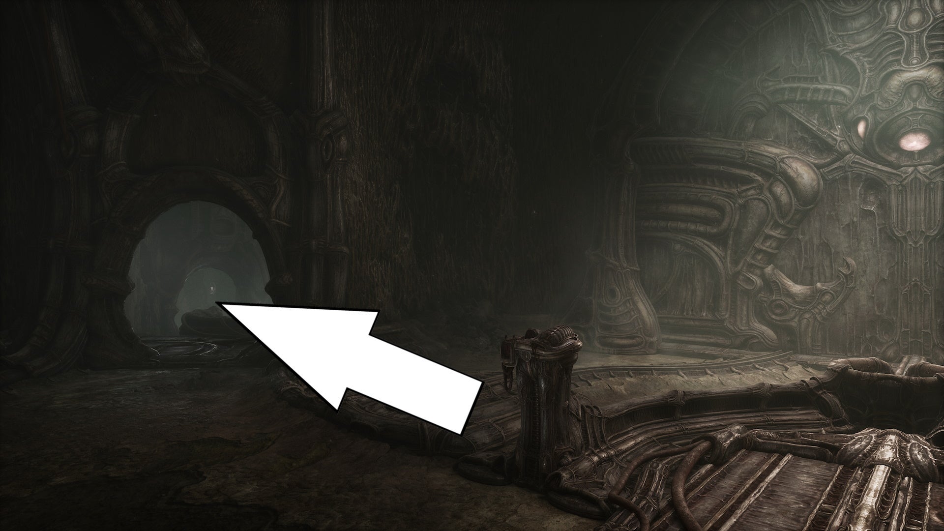 Scorn egg puzzle solution to open main door in Act 1 - 18