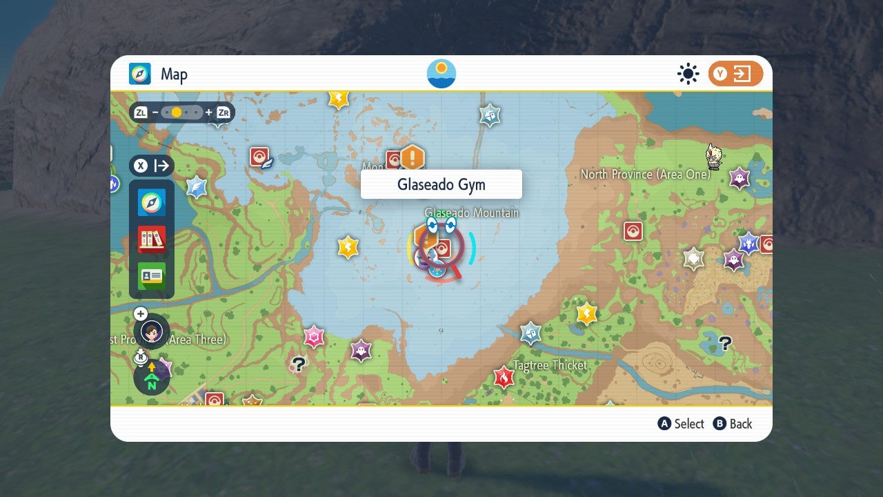 Pok mon Scarlet and Violet Glaseado Gym  including how to beat Ice Gym Leader Grusha and Snow Slope Run - 40