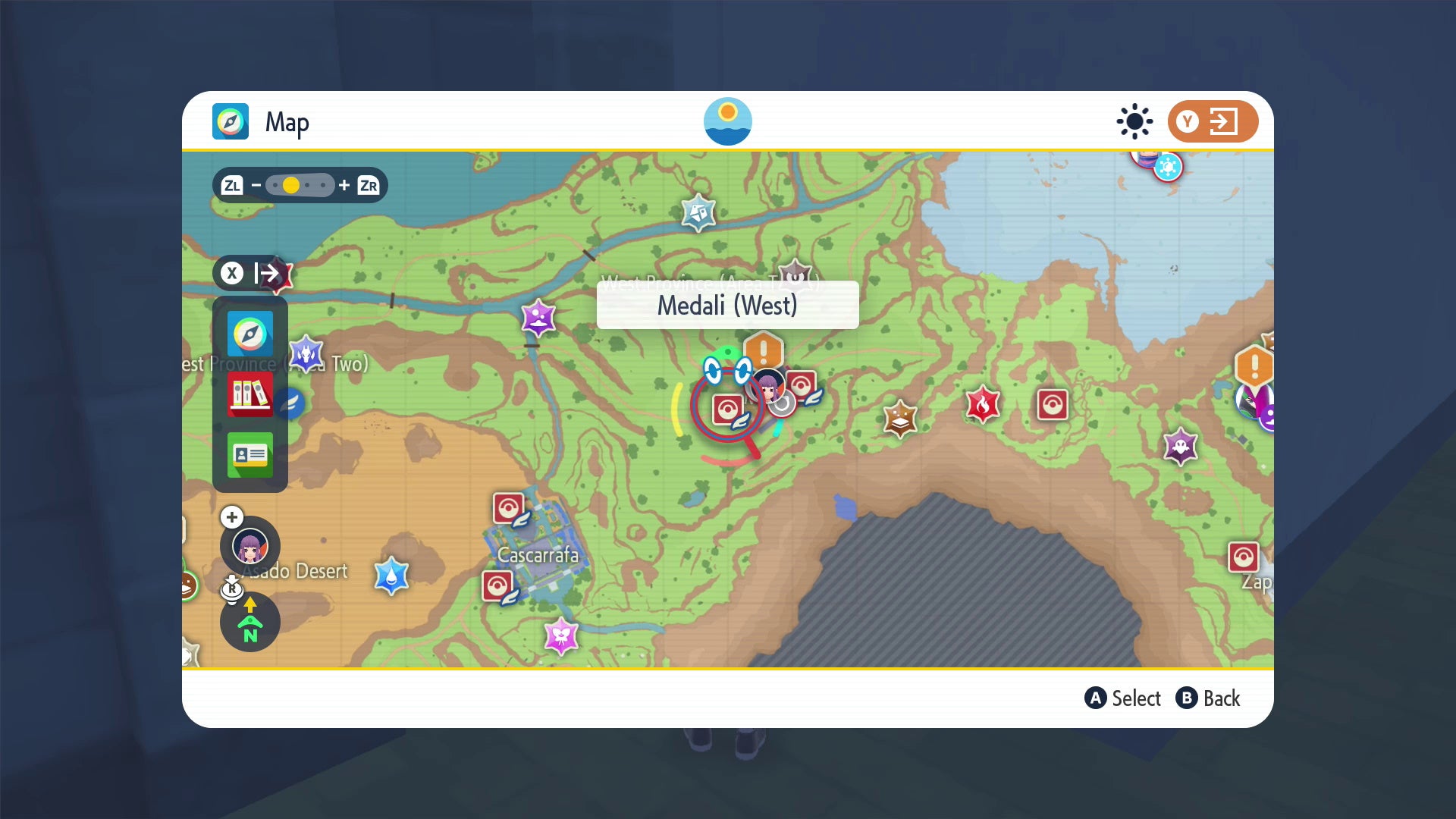 Pok mon Scarlet and Violet Medali Normal Gym test  secret menu item solution and how to beat Leader Larry - 27