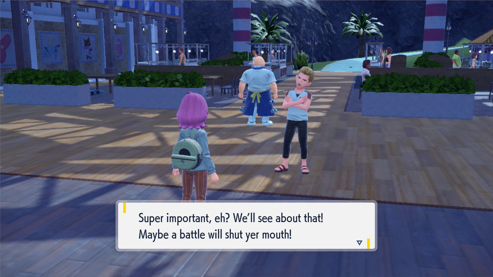 Pok mon Scarlet and Violet Cascarrafa Gym  including how to beat Water Gym Leader Kofu and reach Port Marinada - 17
