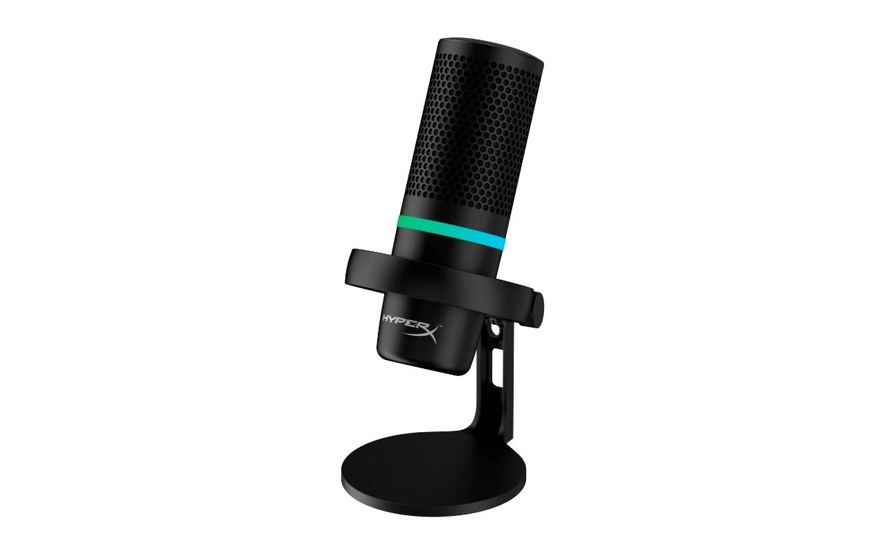 Image for Save £40 on the HyperX DuoCast gaming microphone from Currys