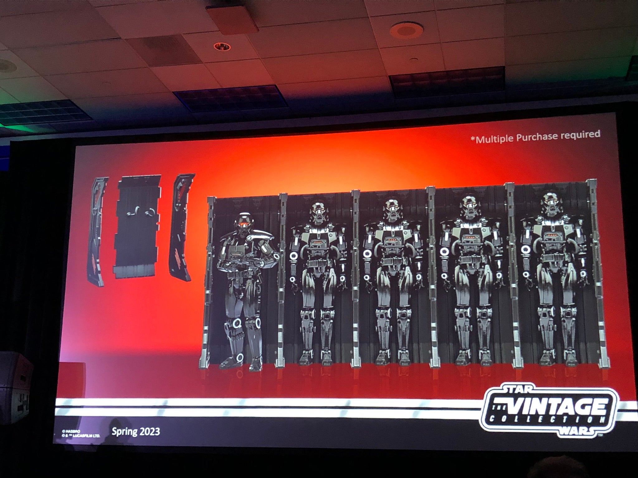 Star Wars Celebration 2022 Hasbro panel photograph