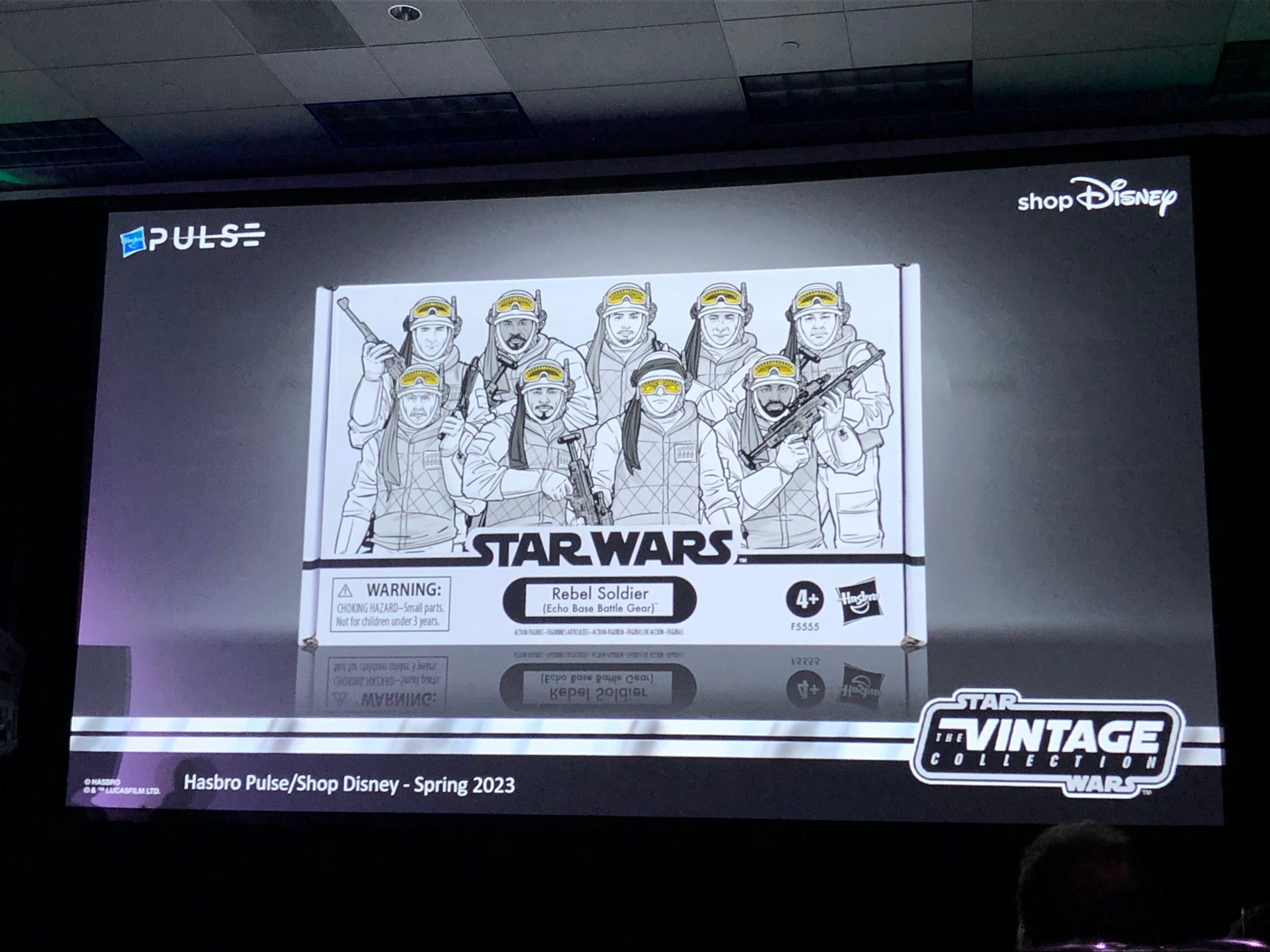 Star Wars Celebration 2022 Hasbro panel photograph