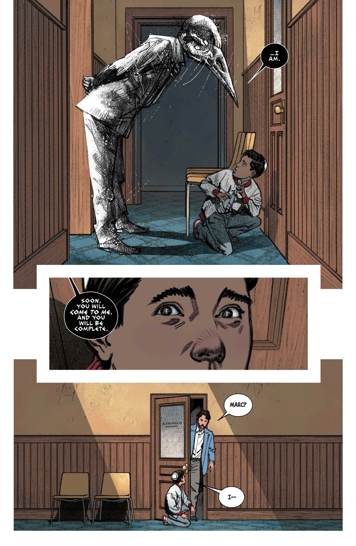 Moon Knight #10 by Jeff Lemire, Greg Smallwood, Jordie Bellaire, and Cory Petit