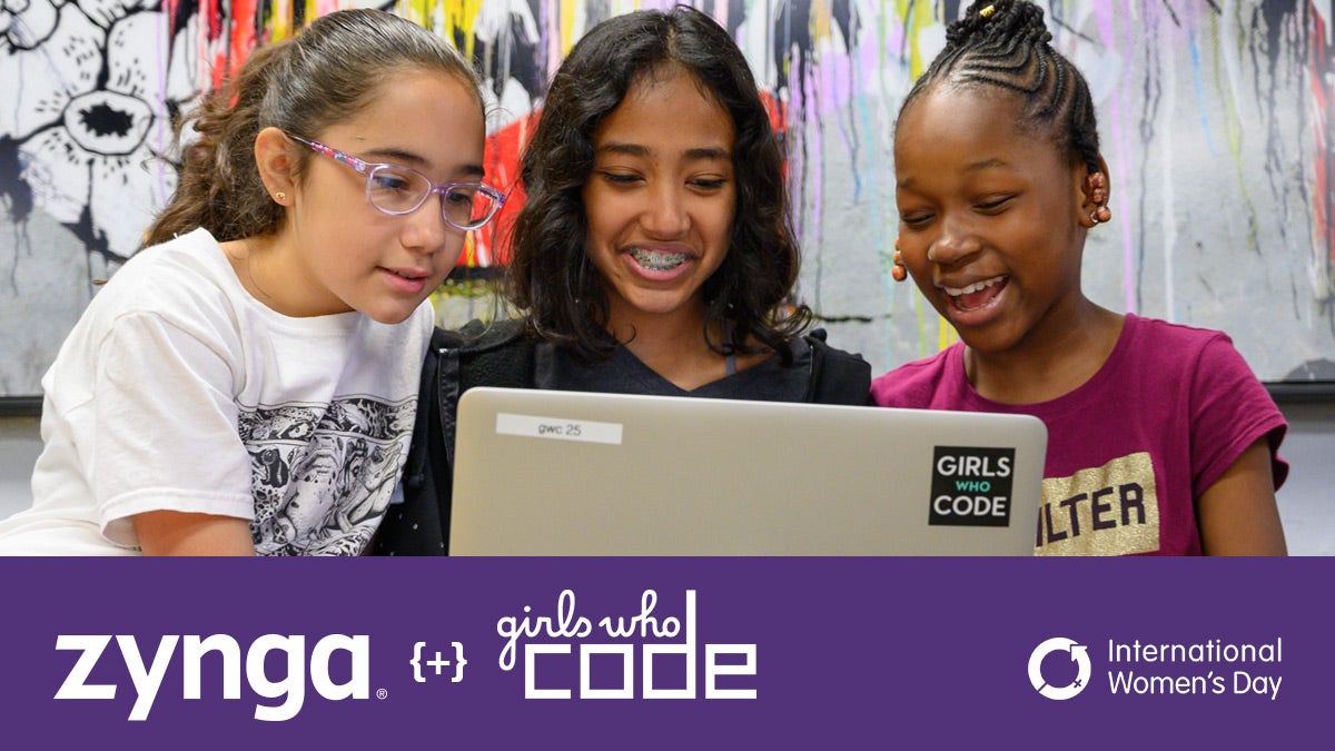 Image for Zynga pledges $100,000 to Girls Who Code