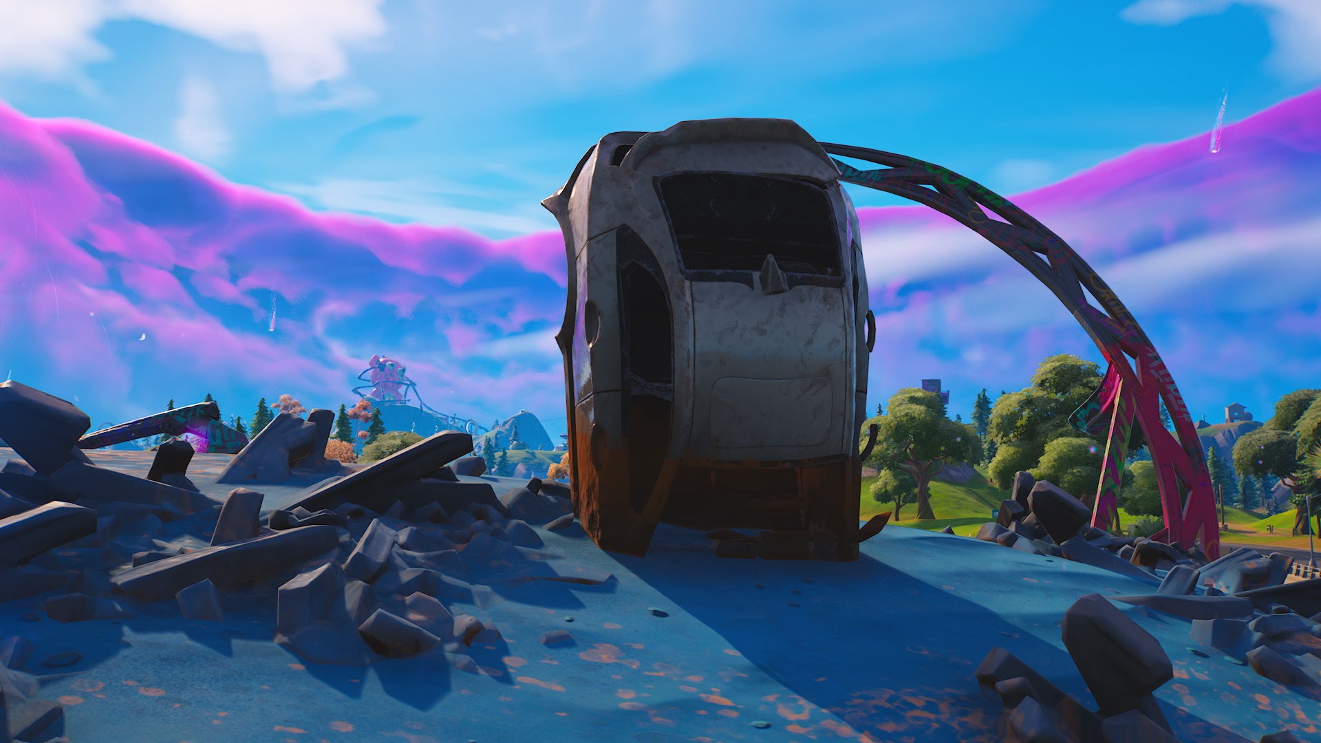 Image for Fortnite Junk Rift locations and how to use a Junk Rift in Wreck Ravine or Rocky Wreckage