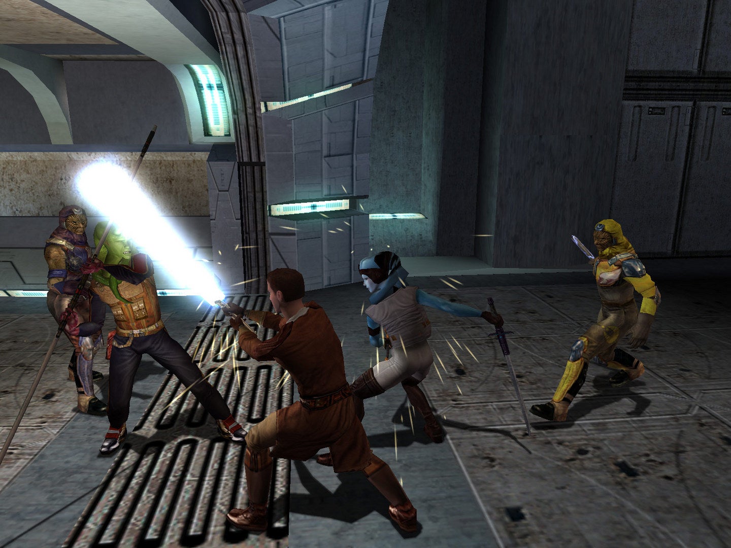 A screenshot from Star Wars: Knight of the old Republic