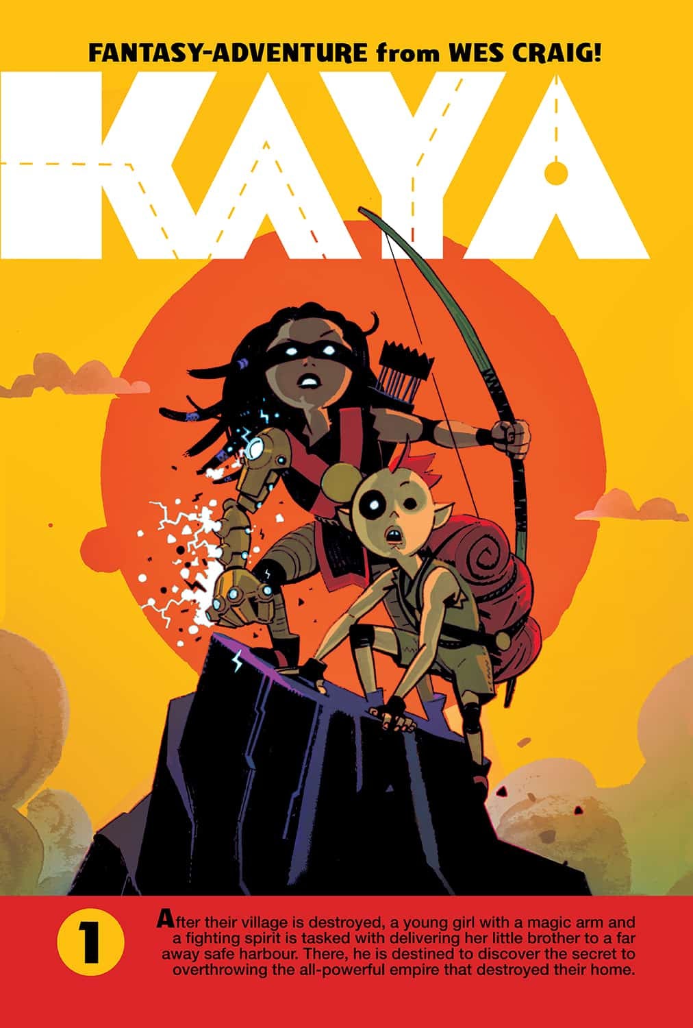 cover of Kaya issue 1 featuring two characters
