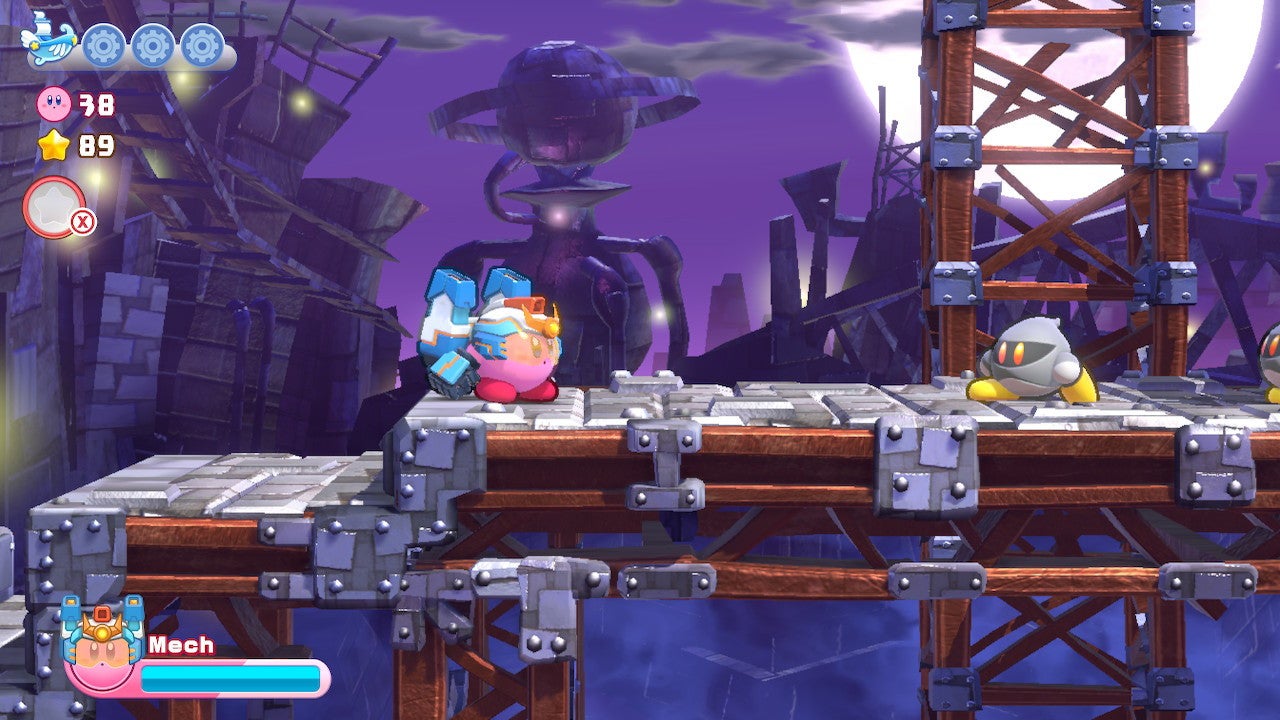 Kirby mit einer Spezial-Power in Kirby's Return to Dream Land Deluxe.