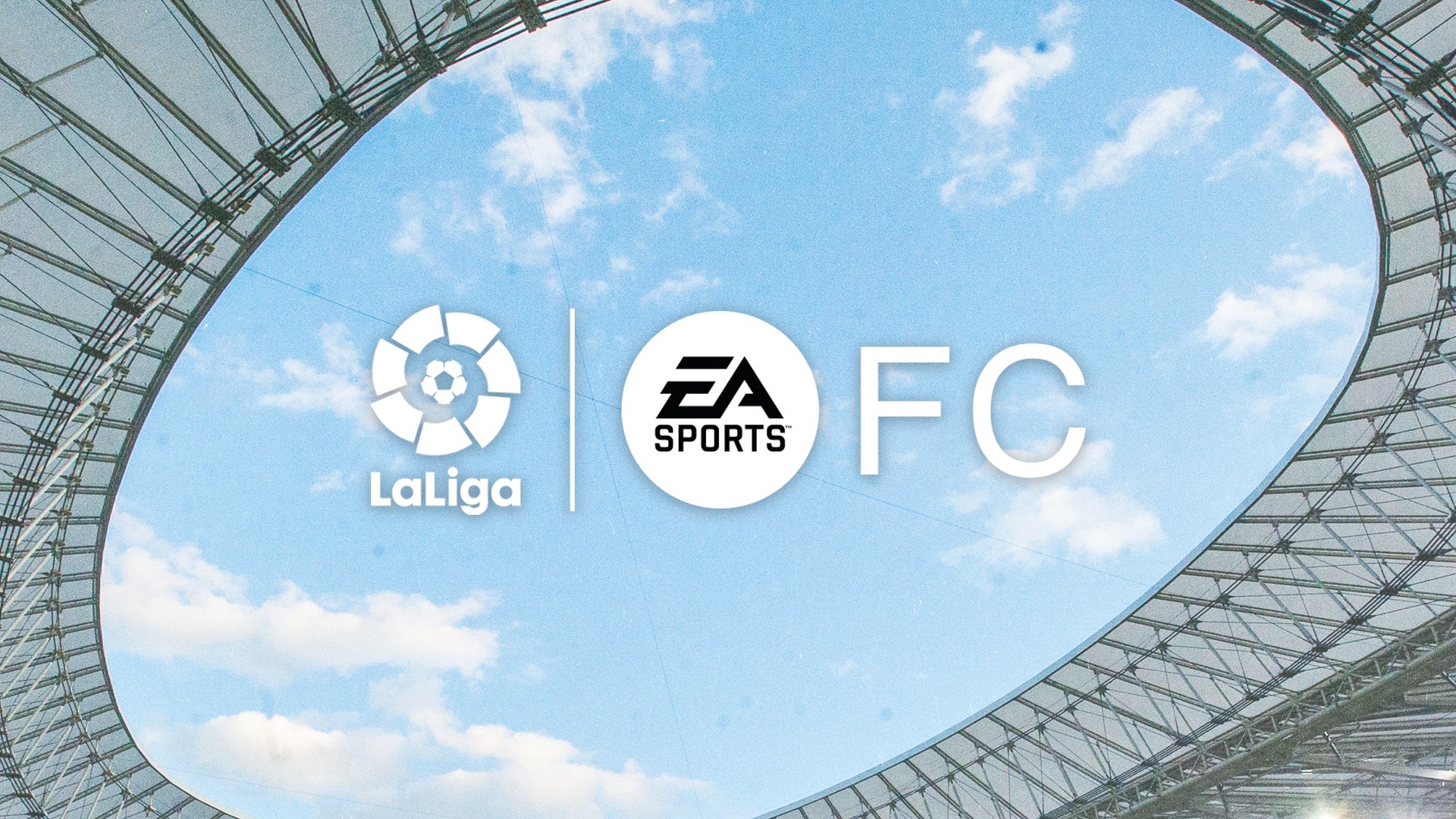 EA Sports and LaLiga partnership logo.
