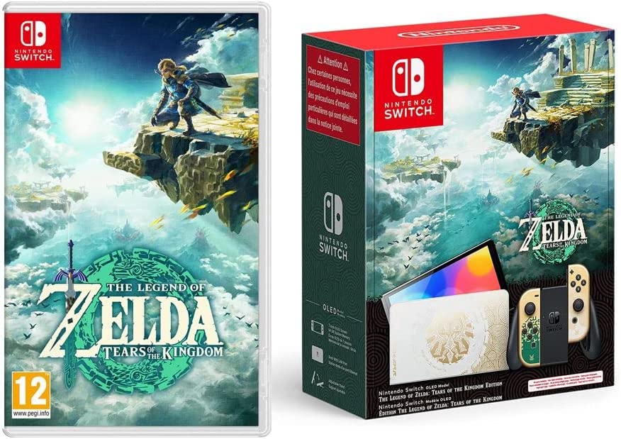 Nintendo Switch OLED The Legend of Zelda Tears of the Kingdom Game