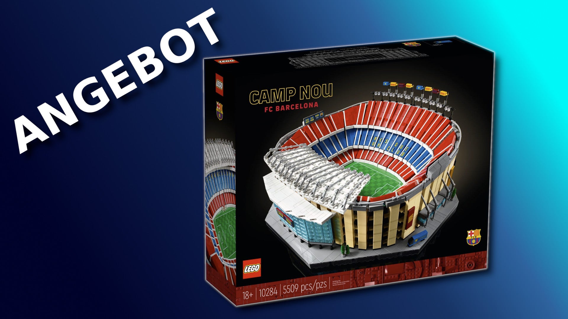 Bilder zu Lego Camp Nou im Angebot: Jetzt nur 197,99 Euro statt 329,99 Euro!