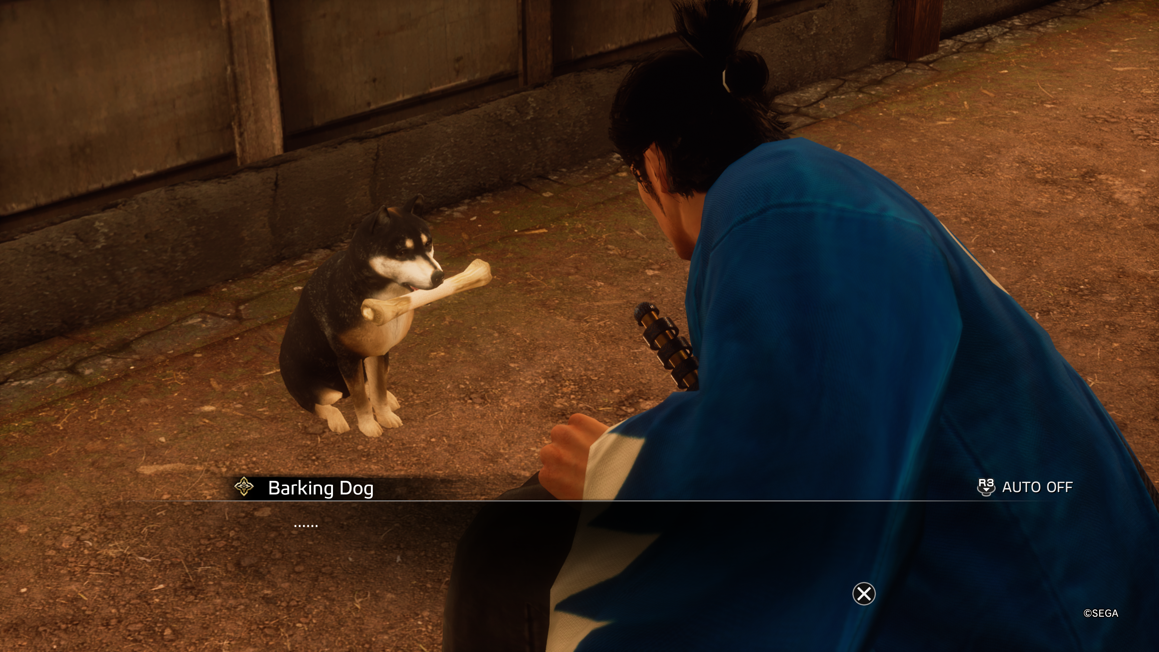 Like a Dragon Ishin review - Ryoma Gives a Barking Dog a Bone