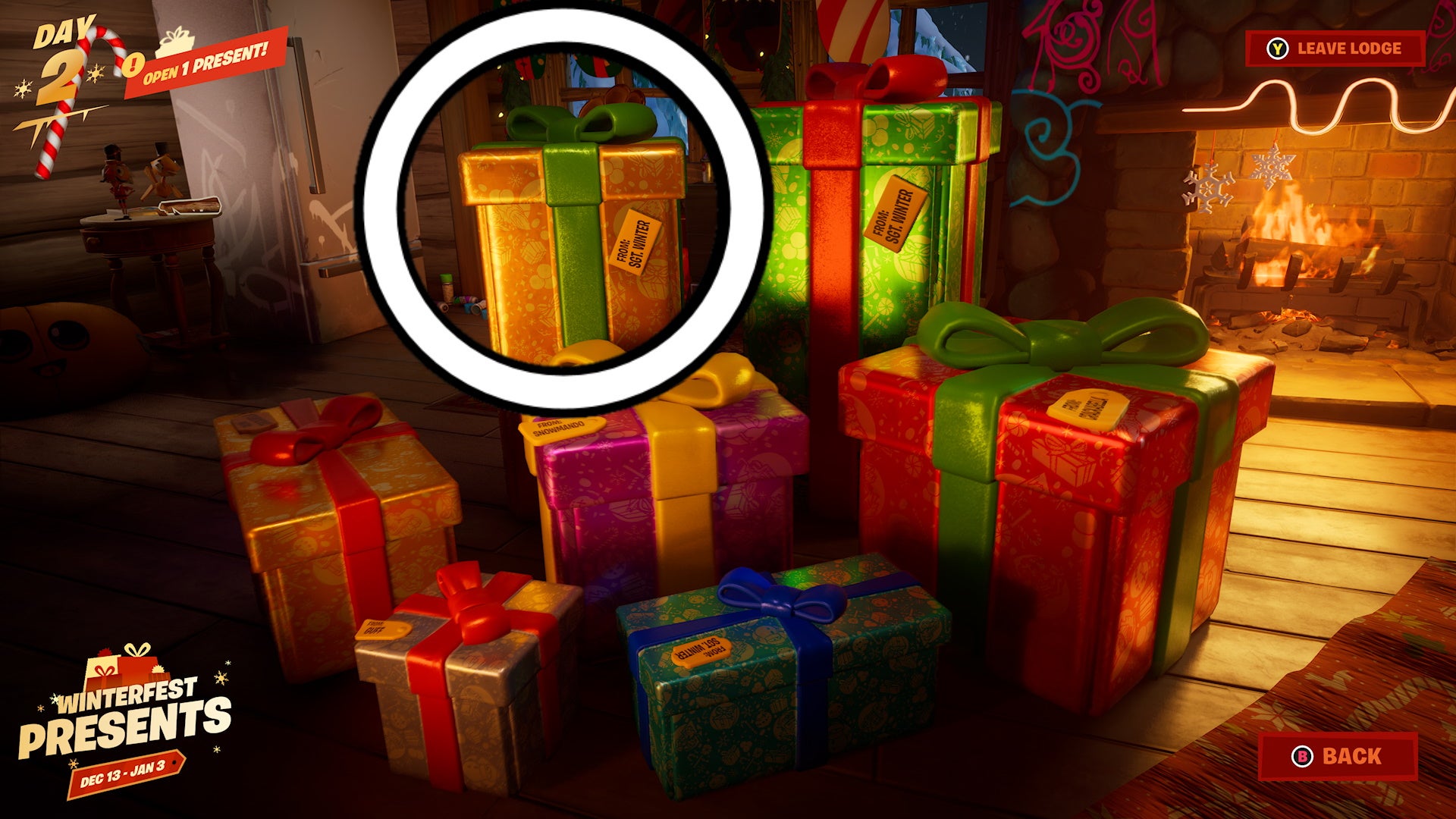 Fortnite Winterfest 2022 presents list and how to get all gifts - 83
