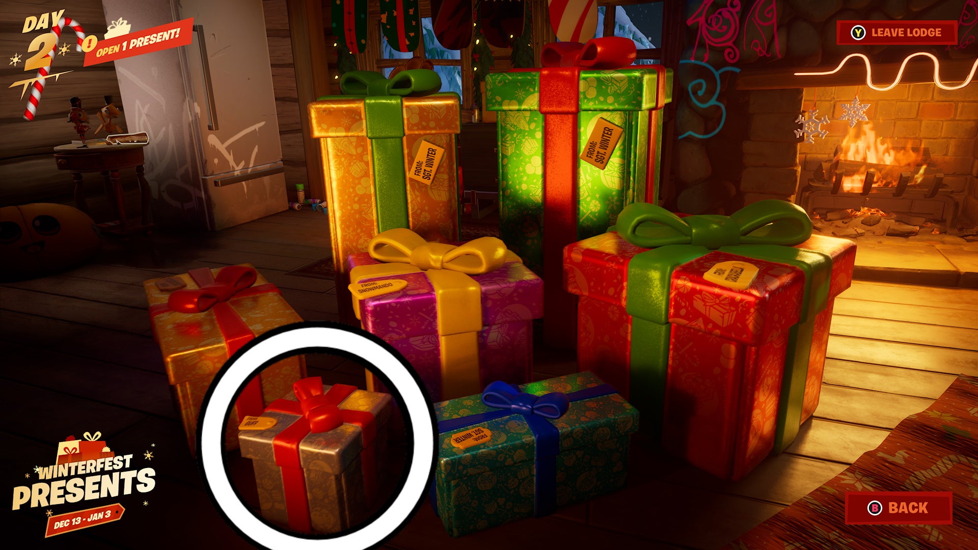 Fortnite Winterfest 2022 presents list and how to get all gifts - 85