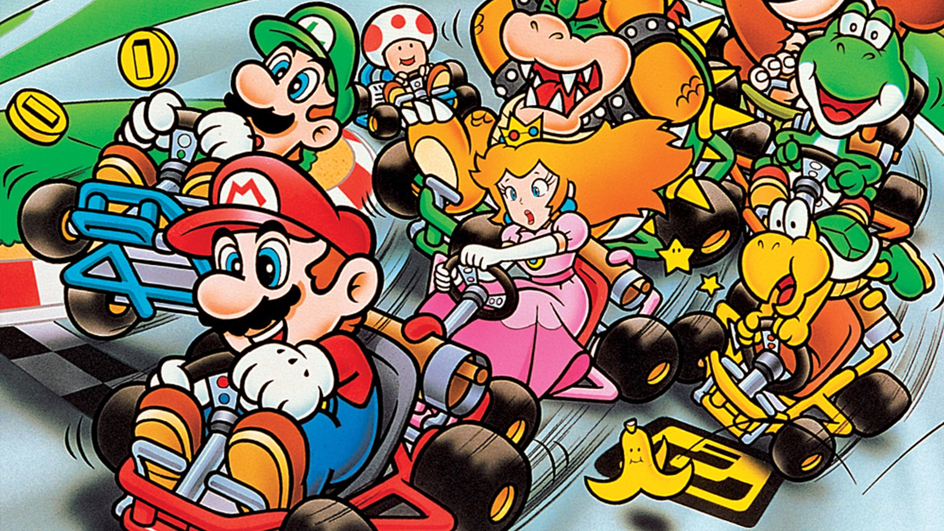 Image for Tech Evolution: Mario Kart 25th Anniversary Special! 9 Games, 9 Consoles!