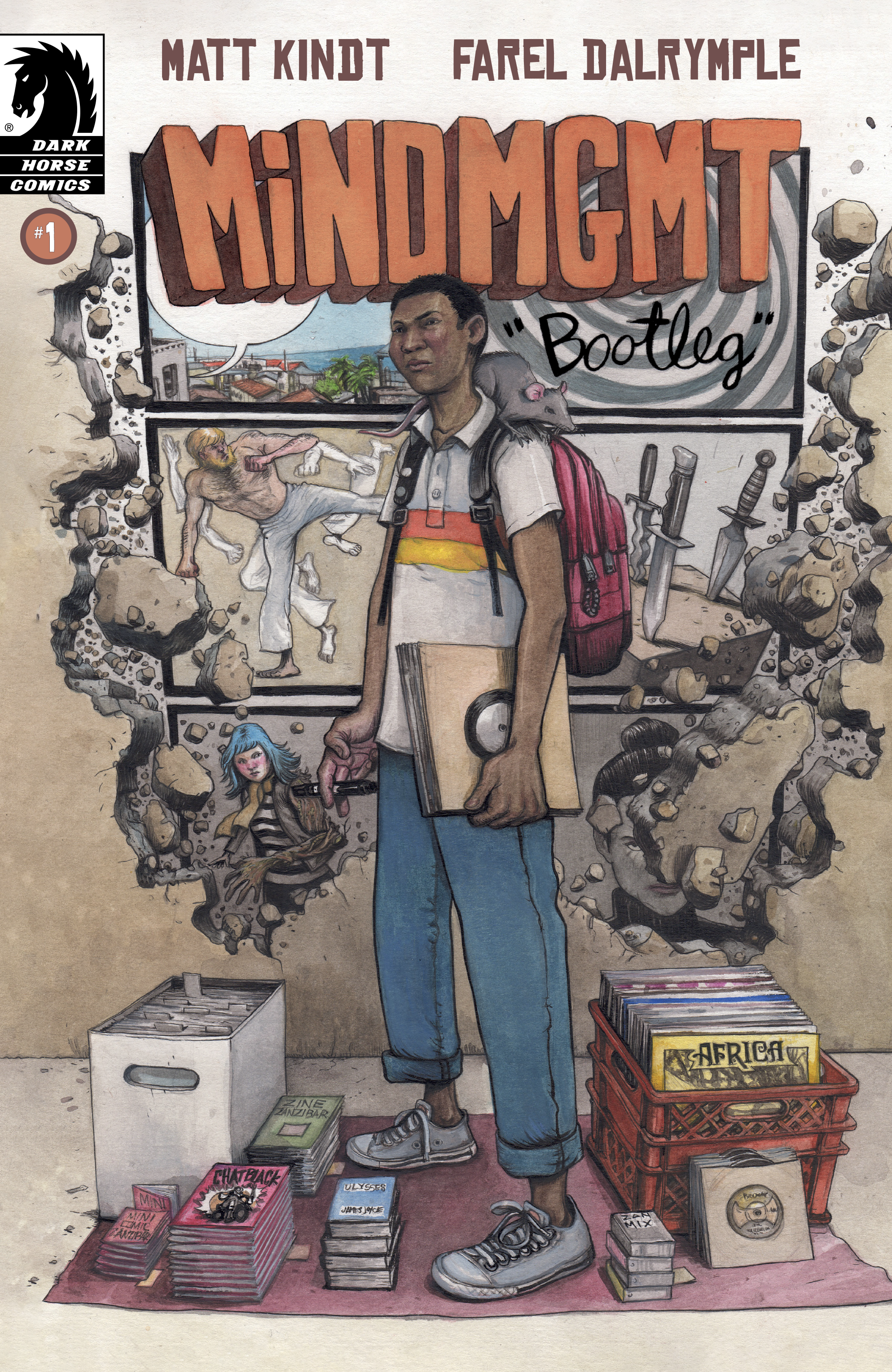 Main cover of Mind MGMT Bootleg by Farel Dalrymple