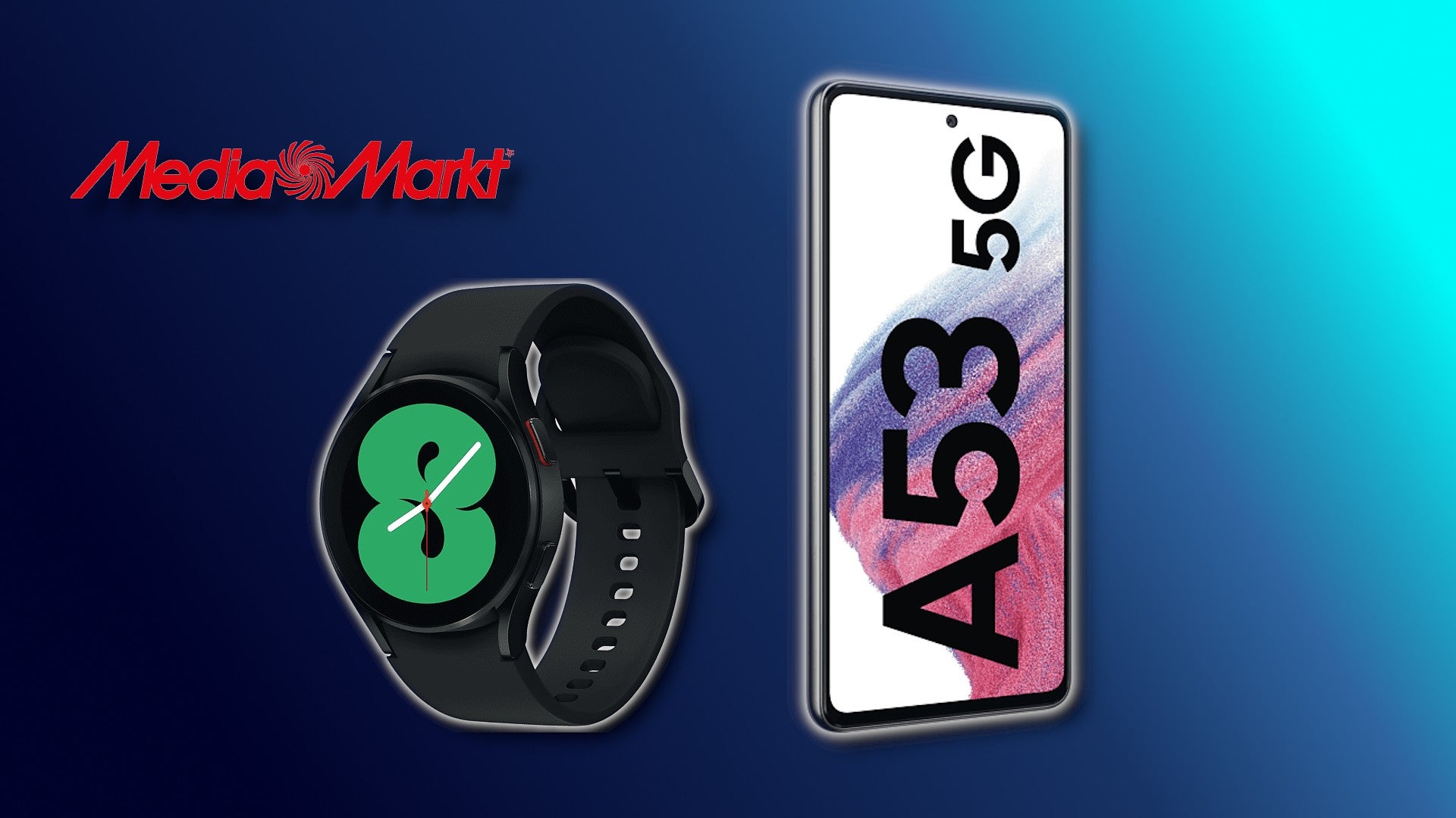 Bilder zu Media Markt: Samsung Galaxy A53 5G 128GB + Galaxy Watch4 BT für nur 349 €