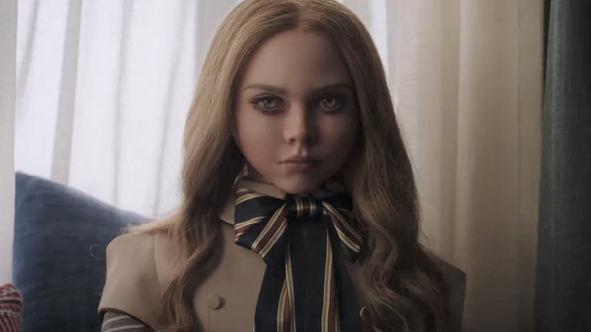 Obrazki dla Trailer dziwnego horroru „M3GAN” pokazuje lalkę tańczącą układ znany z Tik-Toka