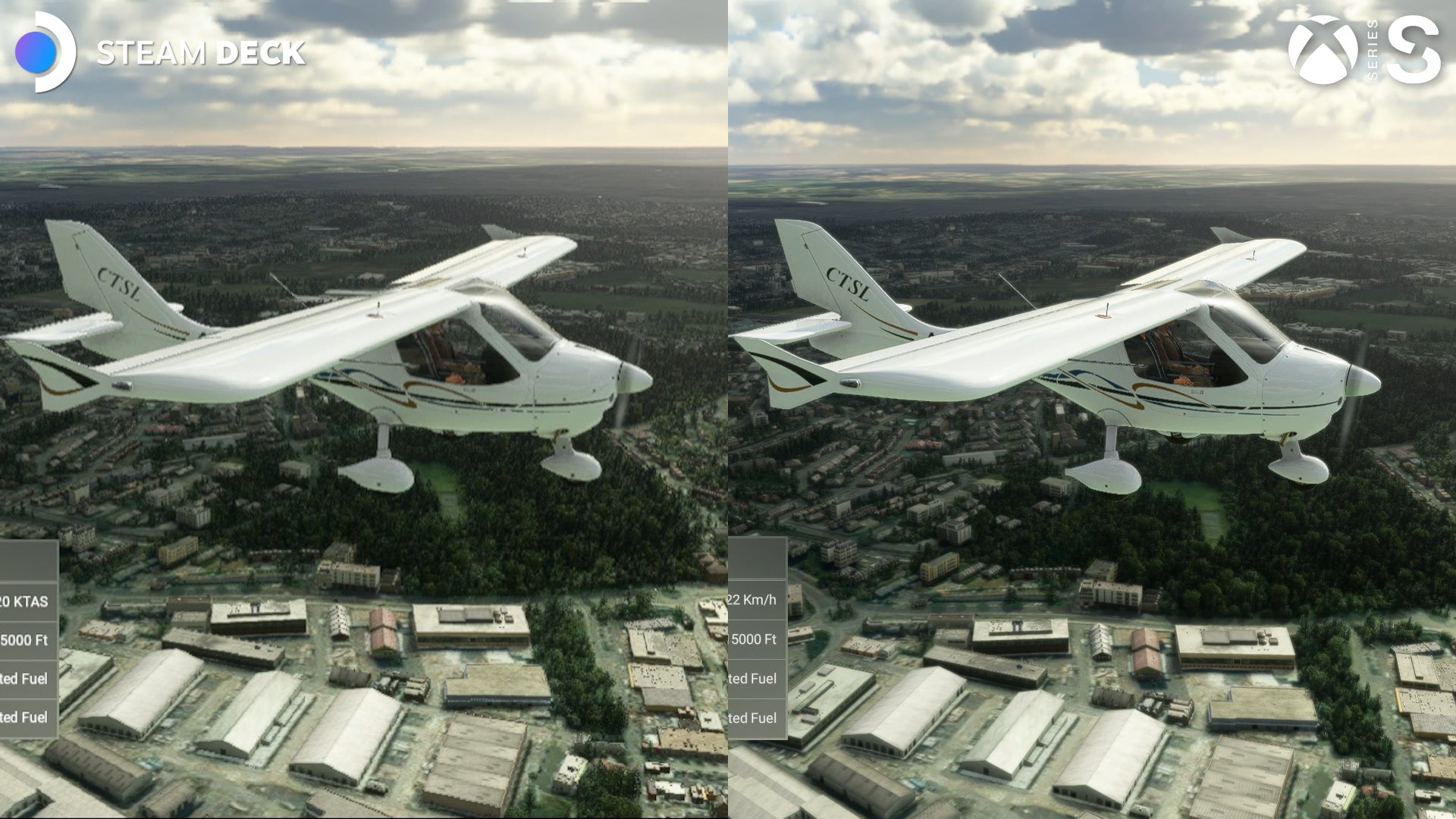 Image for Flight Simulator Steam Deck vs Xbox Series S