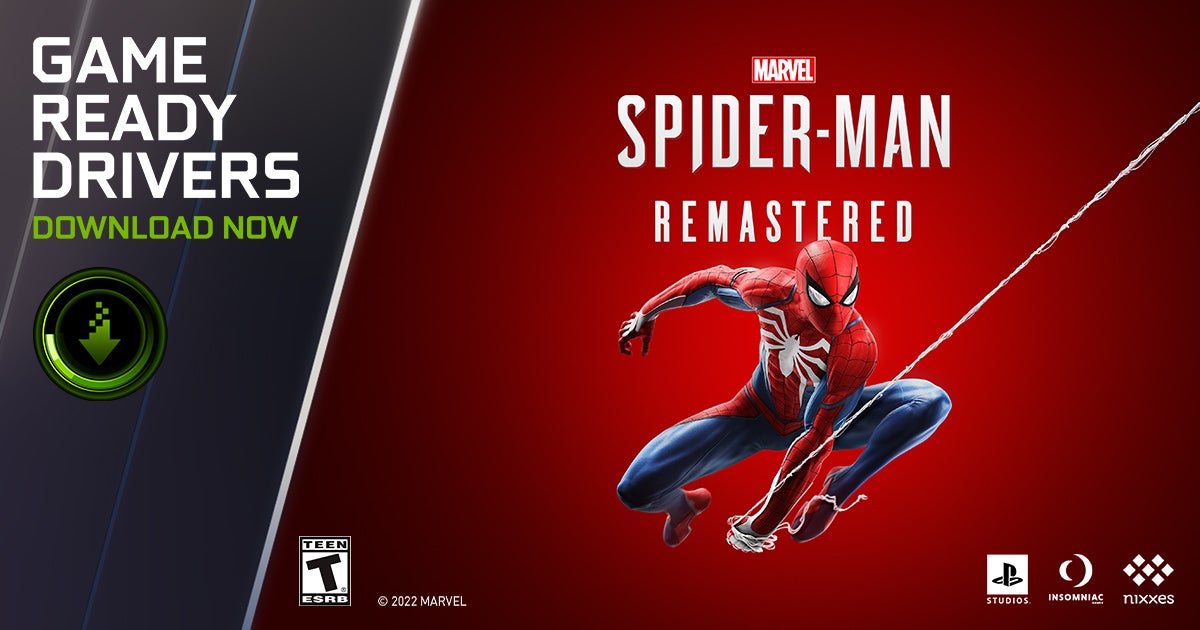 Image for Nvidia ovladače pro Marvel's Spider-Man Remastered