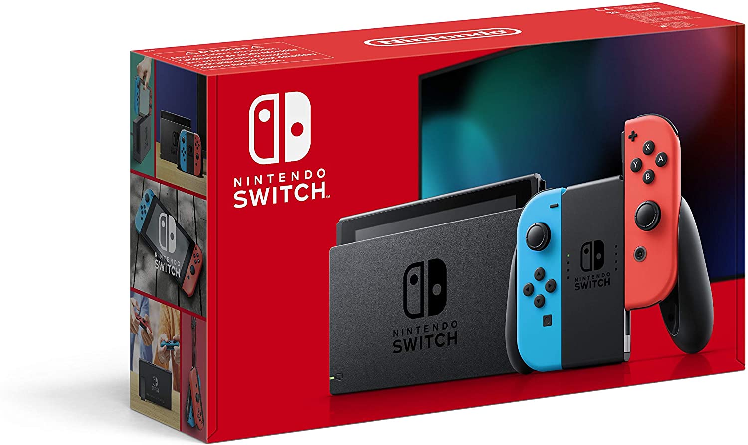 Nintendo Switch console neon improved battery