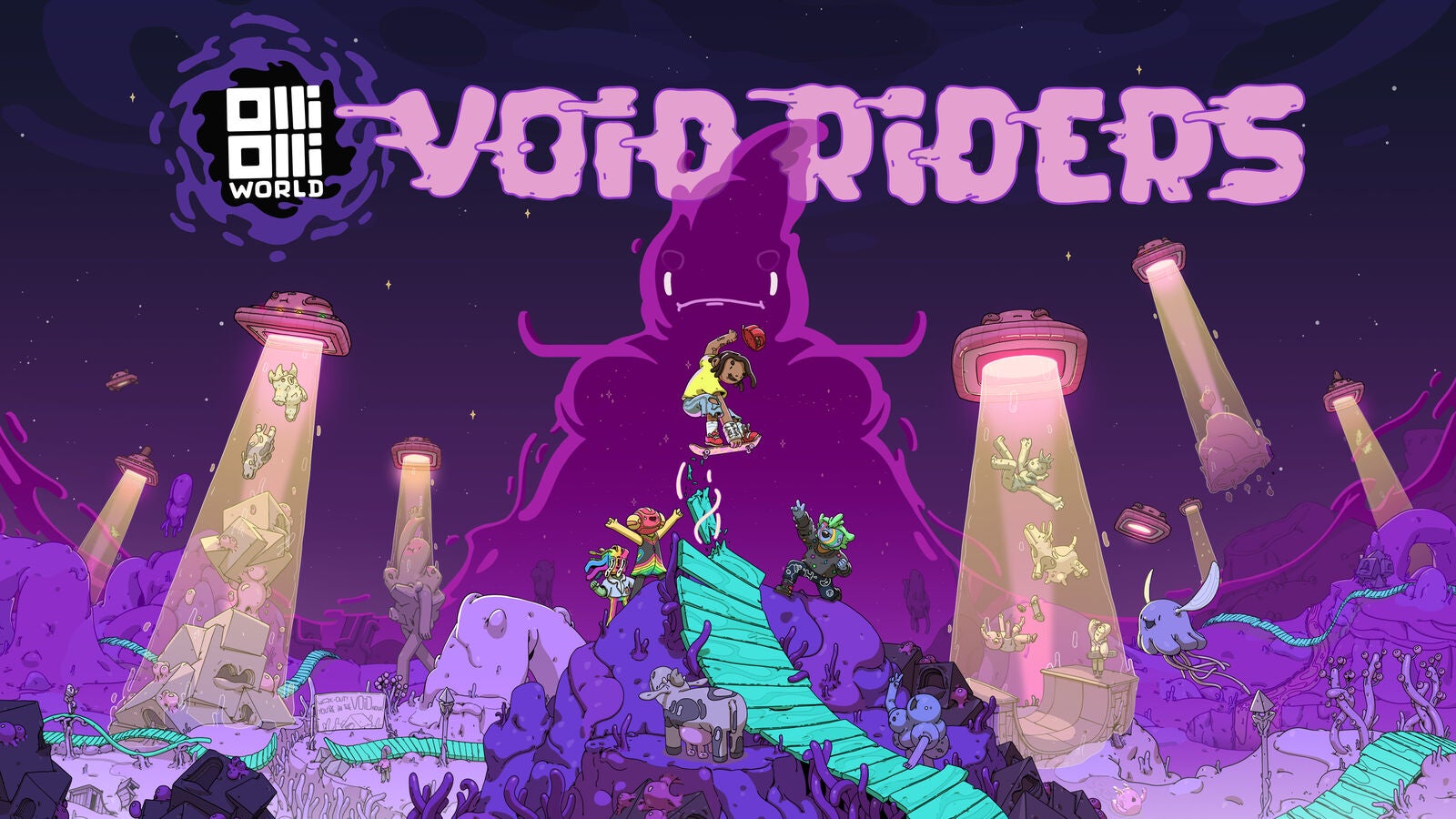 Image for OlliOlli World's Void Riders DLC is so good I might bust out crying
