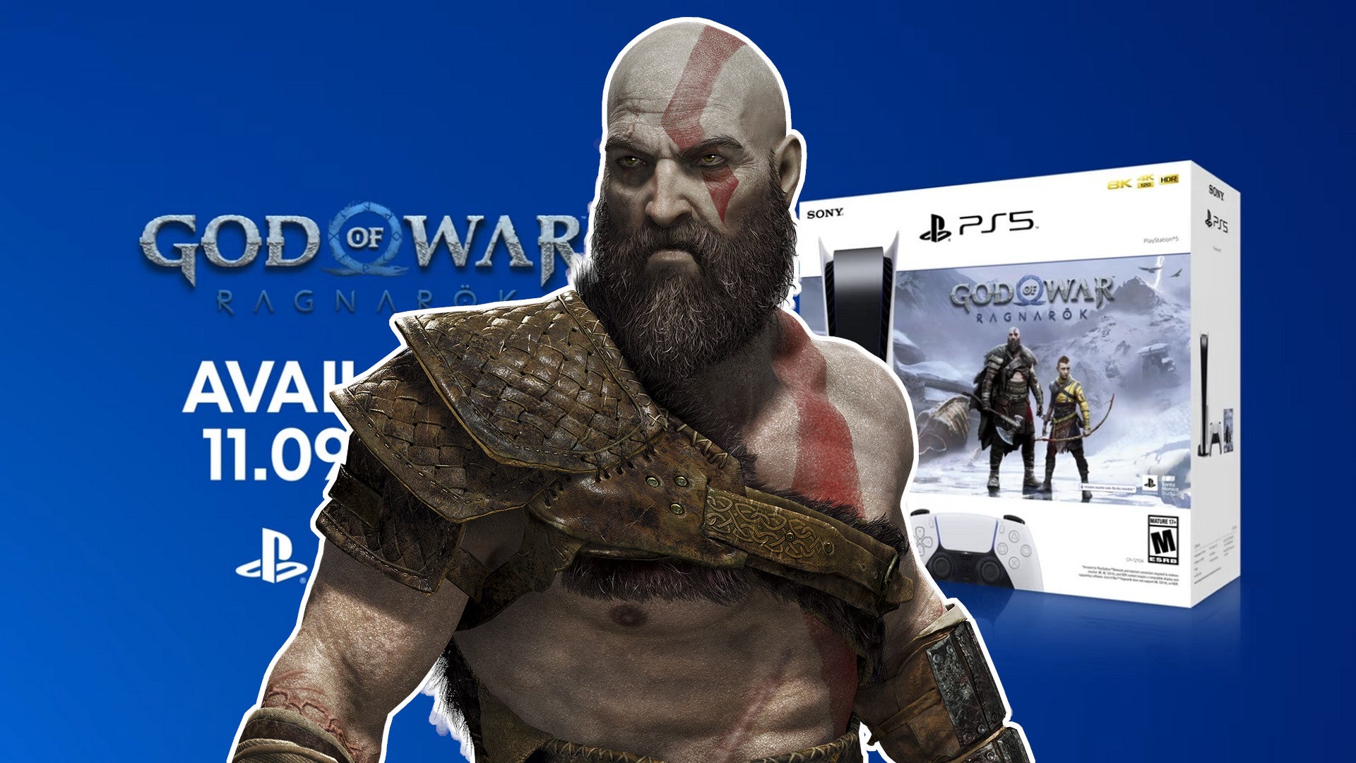Sony kündigt ein neues PS5-Bundle mit God of War Ragnarök an.