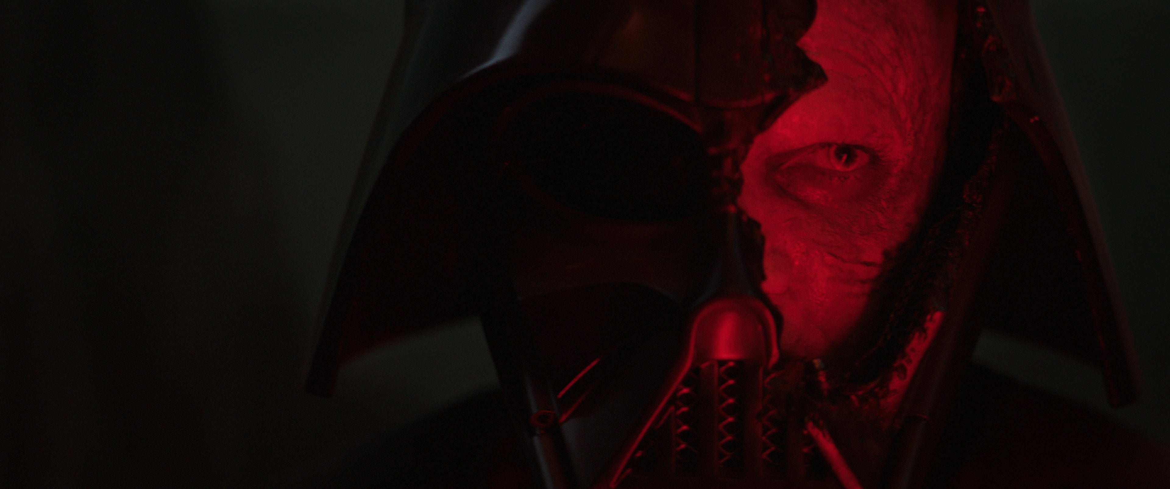 Image of Darth Vader with his helmet broken and face revealed