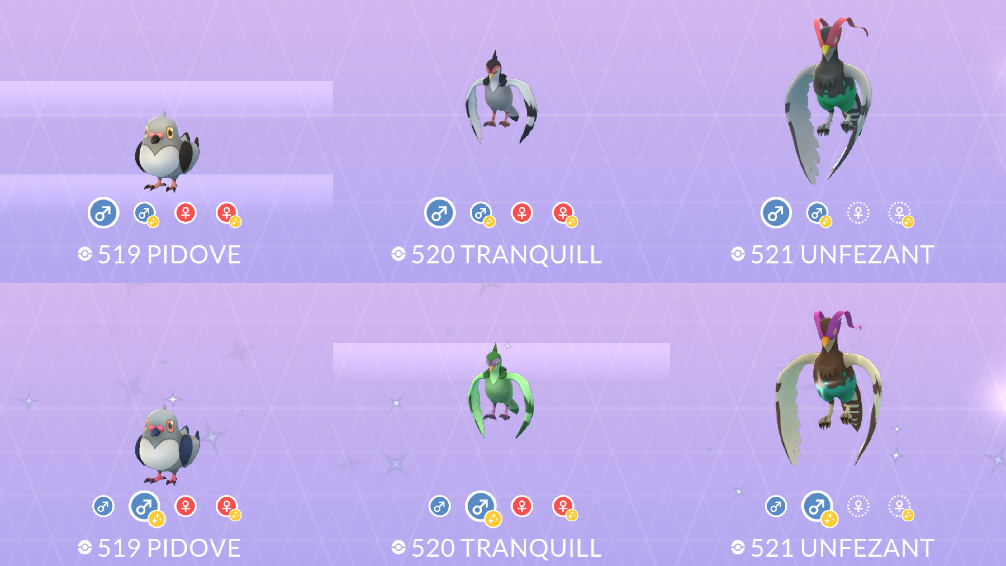 Pidove 100  perfect IV stats  shiny Pidove in Pok mon Go - 88