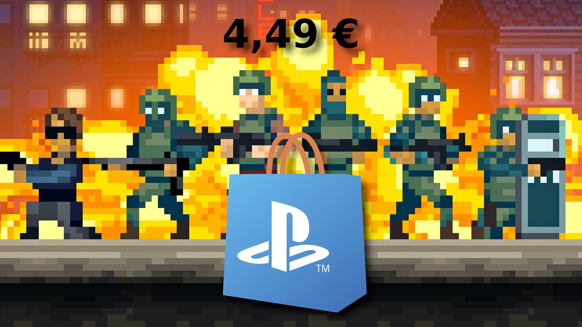 Bilder zu Nur 4,49 Euro für PS4: Kurzweilige Retro-Action im Pixellook