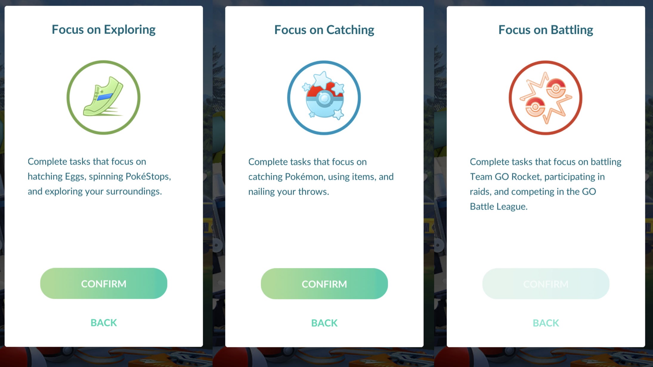 Pok mon Go Fest 2022 research steps Battle  Catch  Explore  best Choose Path choice and rewards - 31