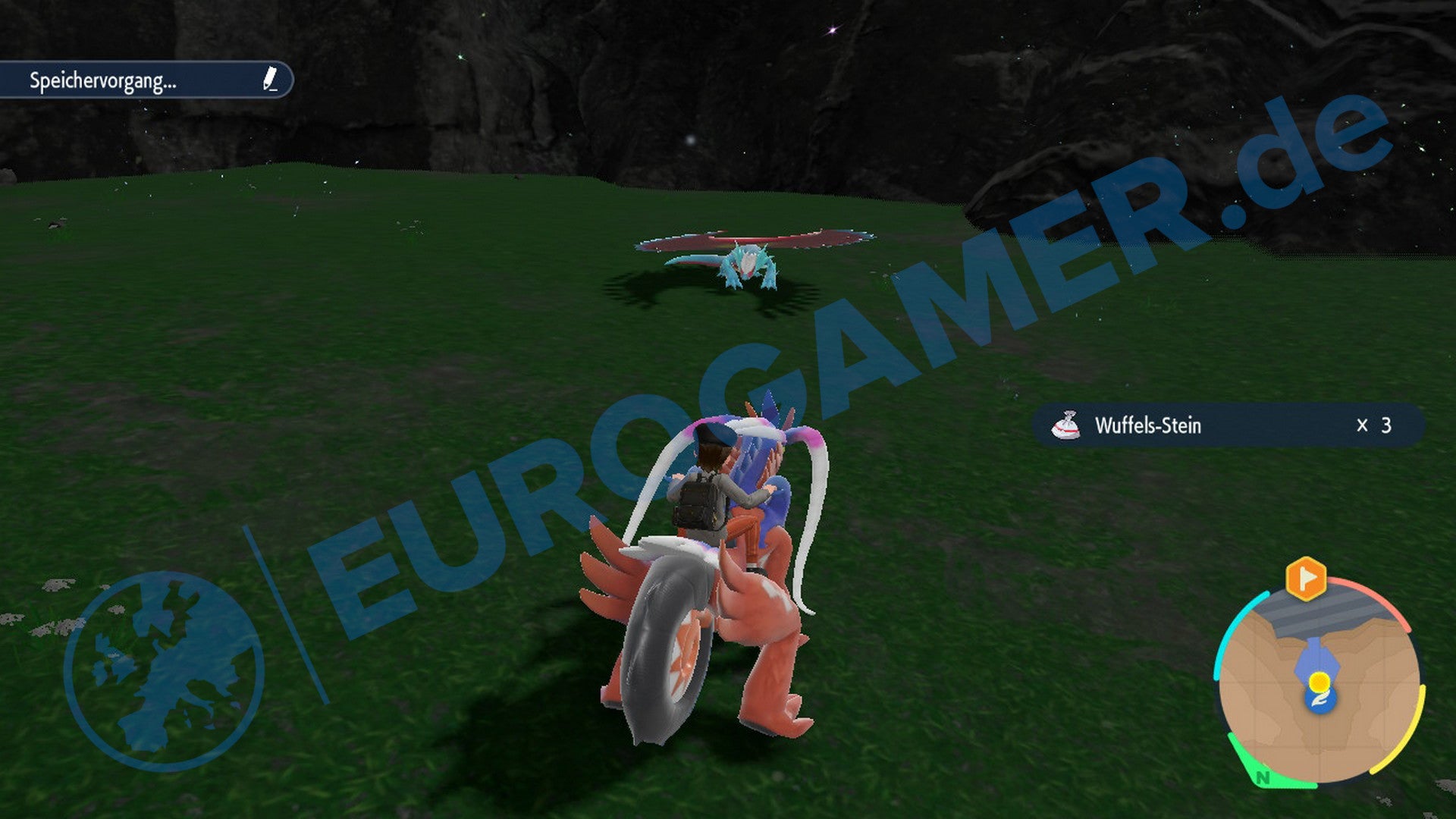 Der Weg zu Donnersichel und Eisenkrieger in Pokémon Karmesin und Purpur.