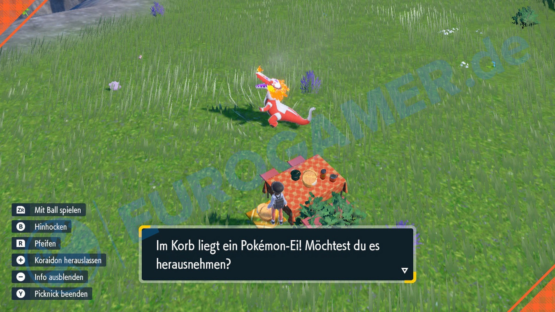 Wie ihr in Pokémon Karmesin und Purpur Eier ausbrütet.