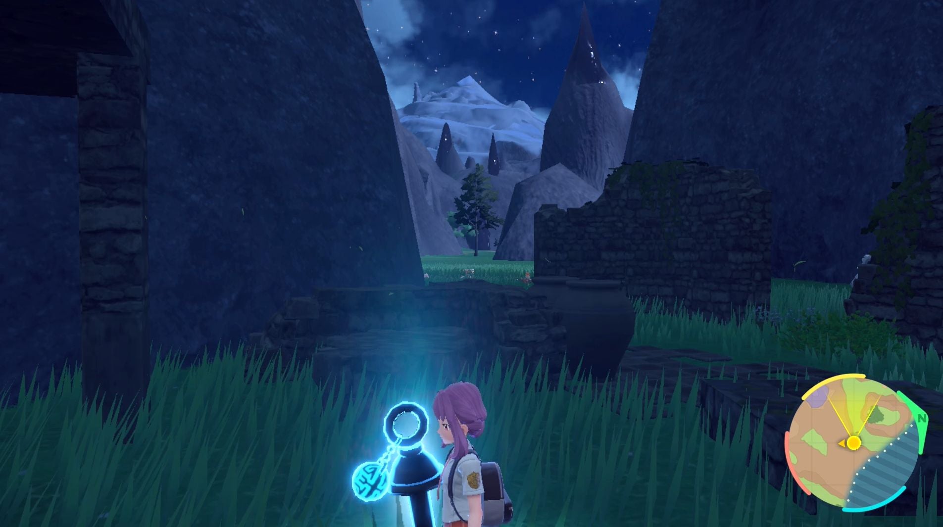 Pok mon Scarlet and Violet blue stake locations and Firescourge Shrine  including how to catch Chi Yu - 48
