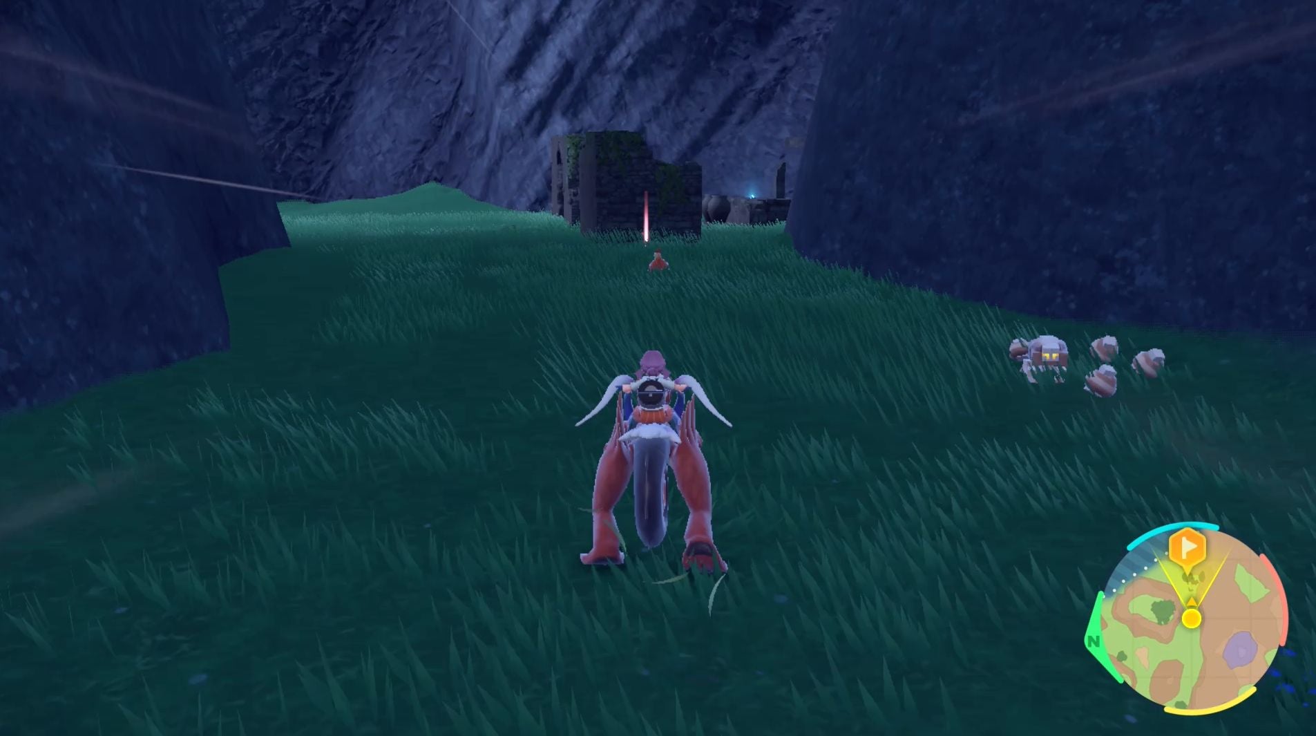 Pok mon Scarlet and Violet blue stake locations and Firescourge Shrine  including how to catch Chi Yu - 70