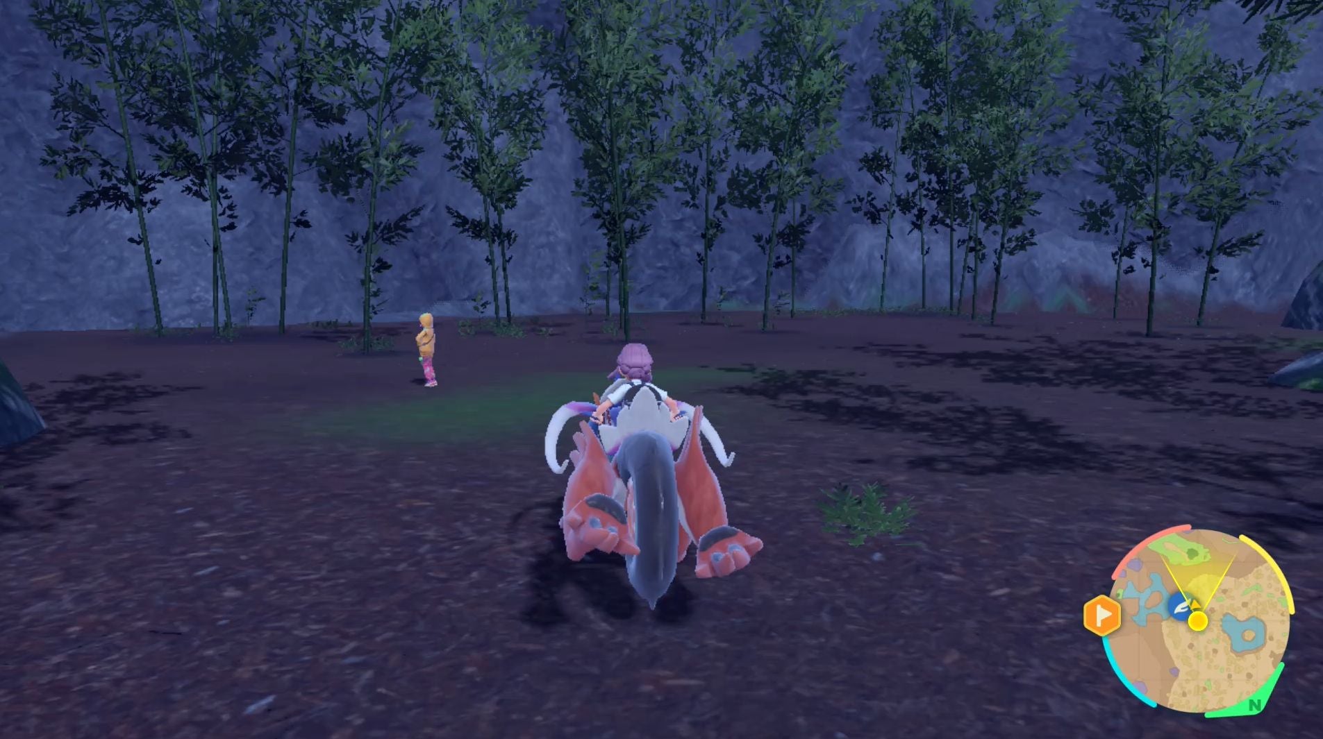 Pok mon Scarlet and Violet blue stake locations and Firescourge Shrine  including how to catch Chi Yu - 91