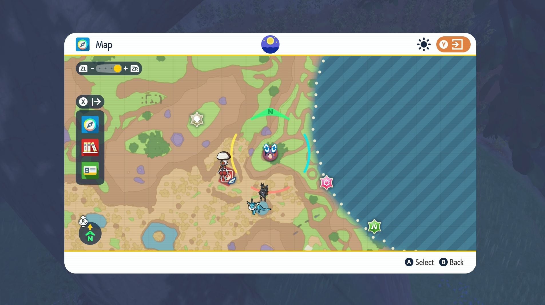 Pok mon Scarlet and Violet blue stake locations and Firescourge Shrine  including how to catch Chi Yu - 27
