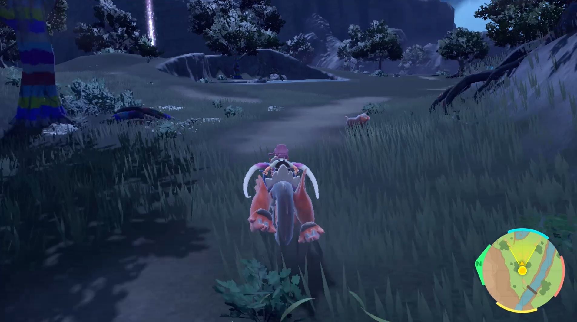 Pok mon Scarlet and Violet blue stake locations and Firescourge Shrine  including how to catch Chi Yu - 13