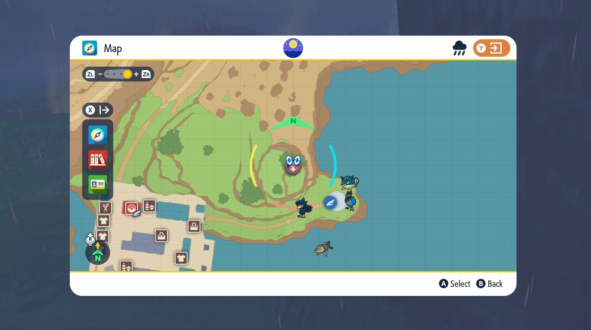 Pok mon Scarlet and Violet blue stake locations and Firescourge Shrine  including how to catch Chi Yu - 25