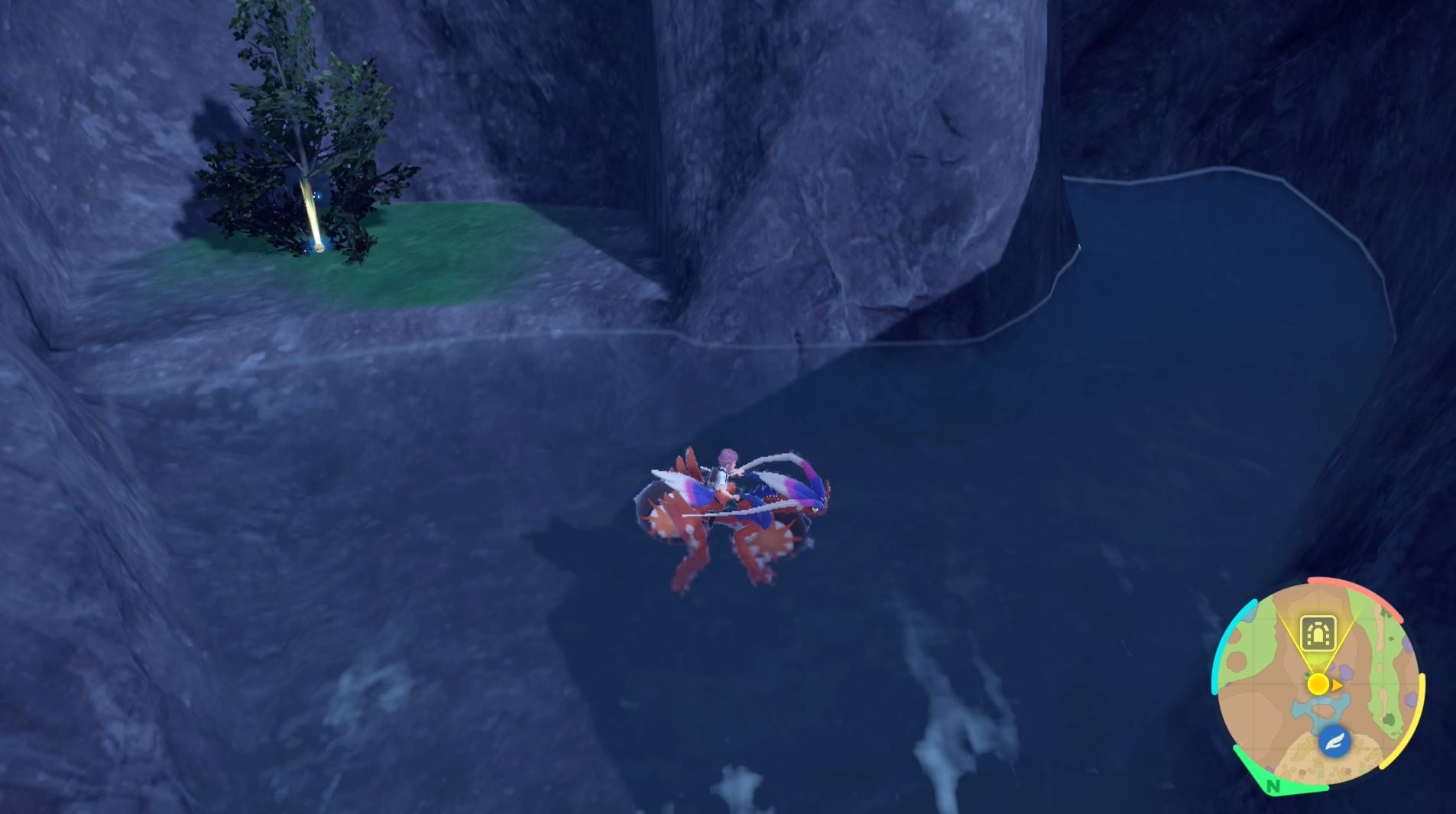 Pok mon Scarlet and Violet blue stake locations and Firescourge Shrine  including how to catch Chi Yu - 54