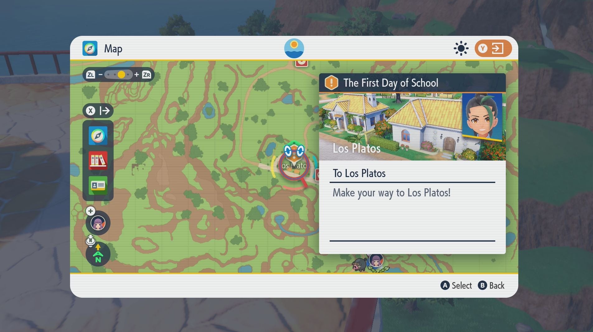 Pok mon Scarlet and Violet The First Day of School quest steps - 35