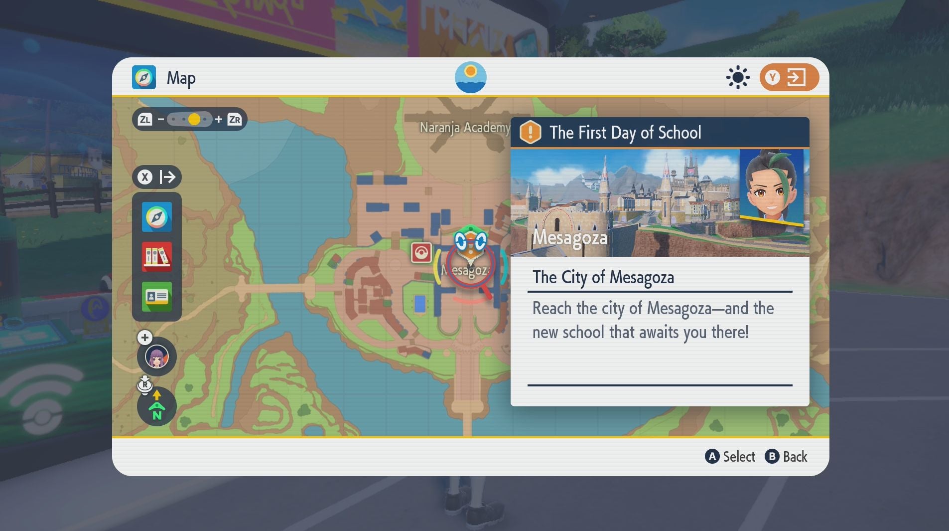 Pok mon Scarlet and Violet The First Day of School quest steps - 35