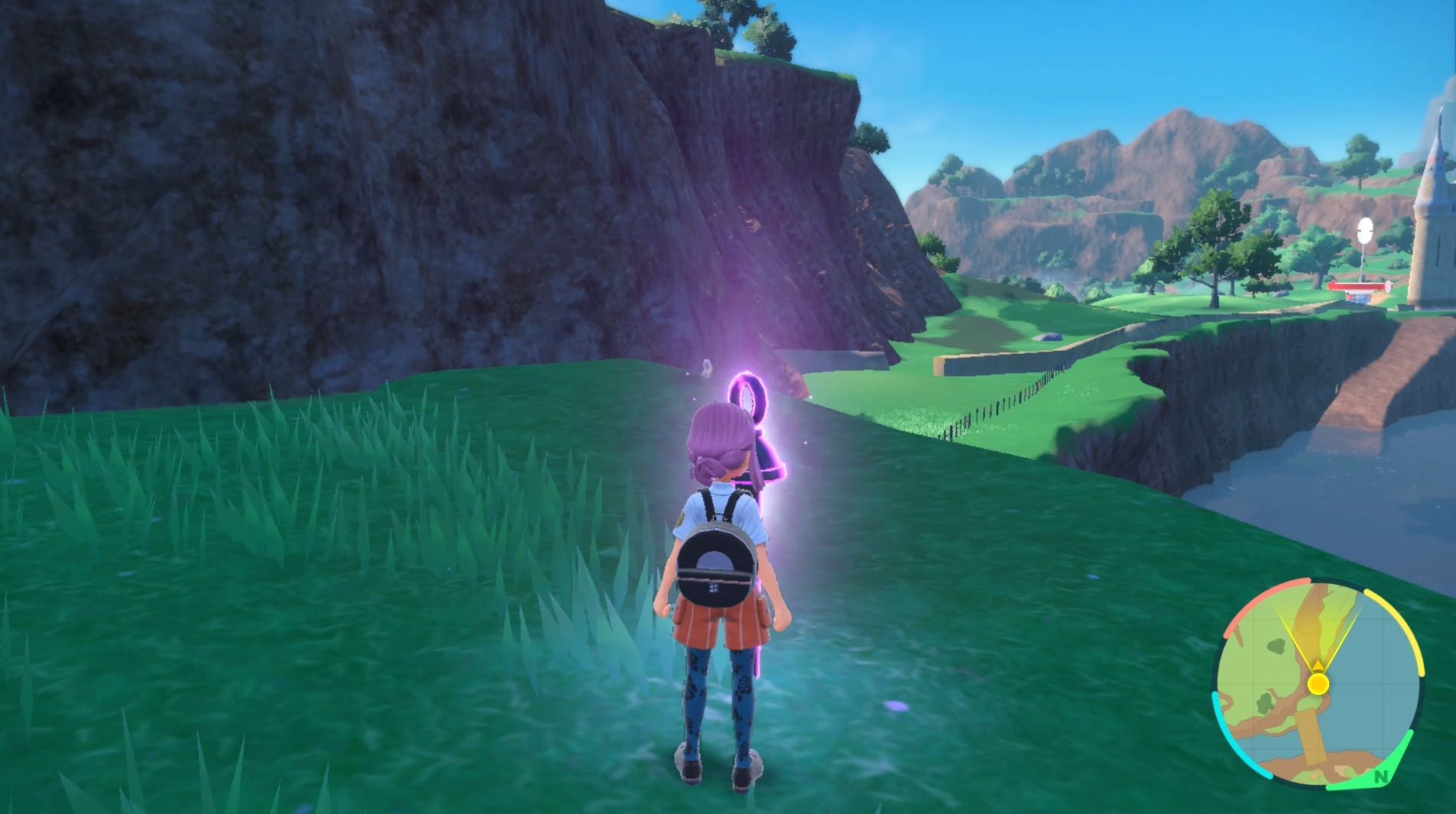 Pok mon Scarlet and Violet purple stake locations and Grasswither Shrine  including how to catch Wo Chien - 83
