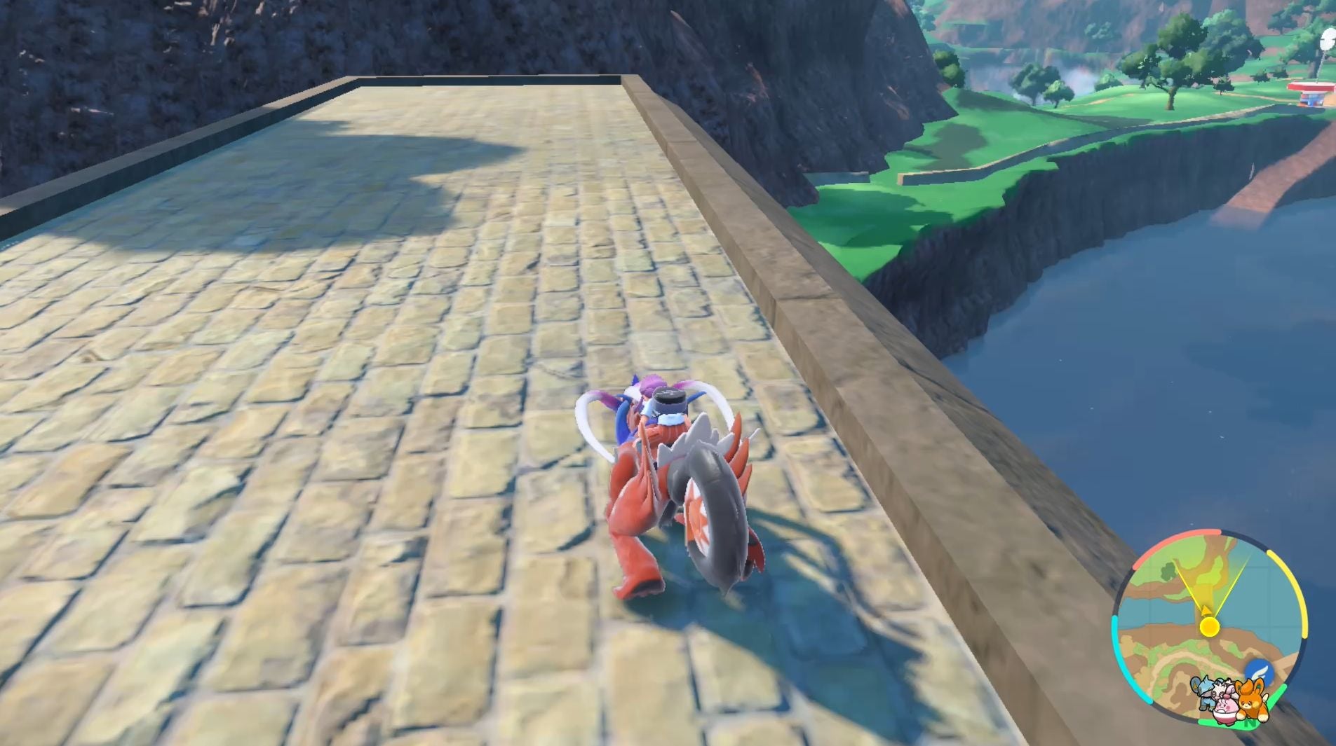 Pok mon Scarlet and Violet purple stake locations and Grasswither Shrine  including how to catch Wo Chien - 61
