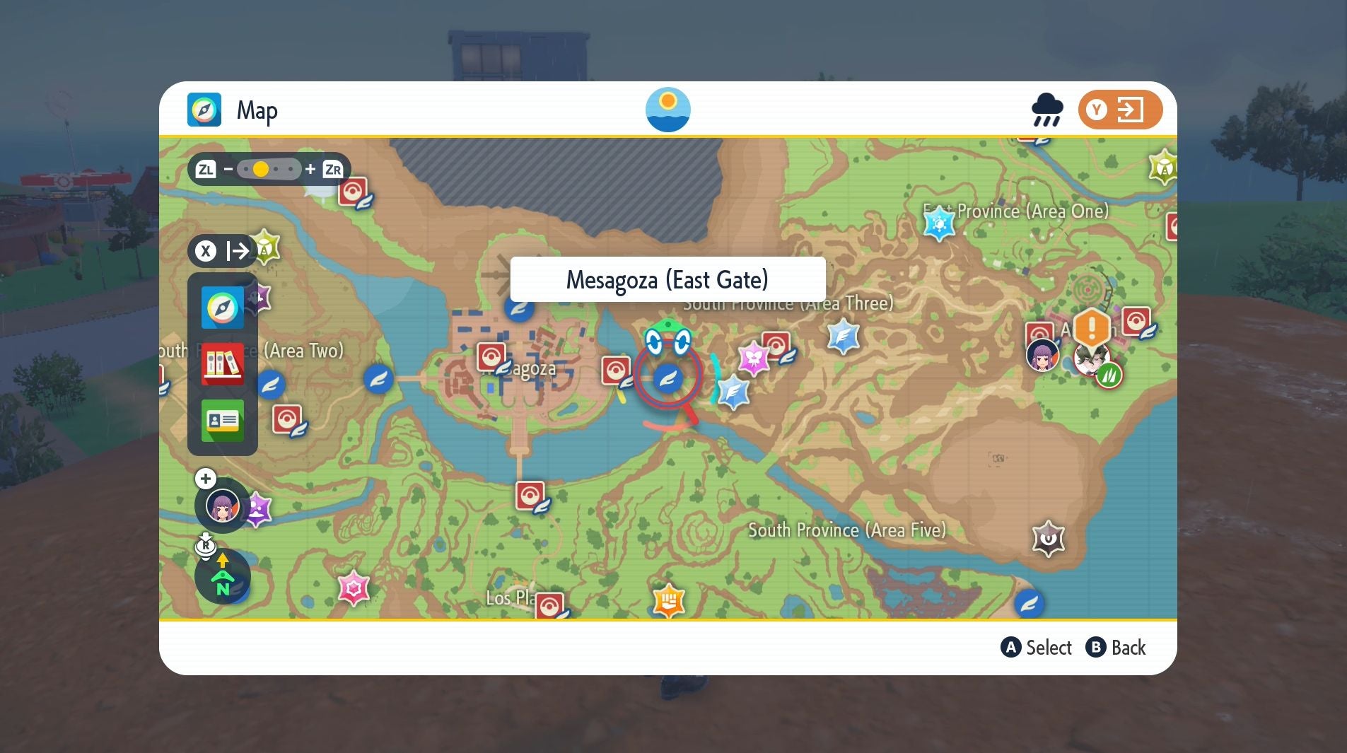 Pok mon Scarlet and Violet purple stake locations and Grasswither Shrine  including how to catch Wo Chien - 92