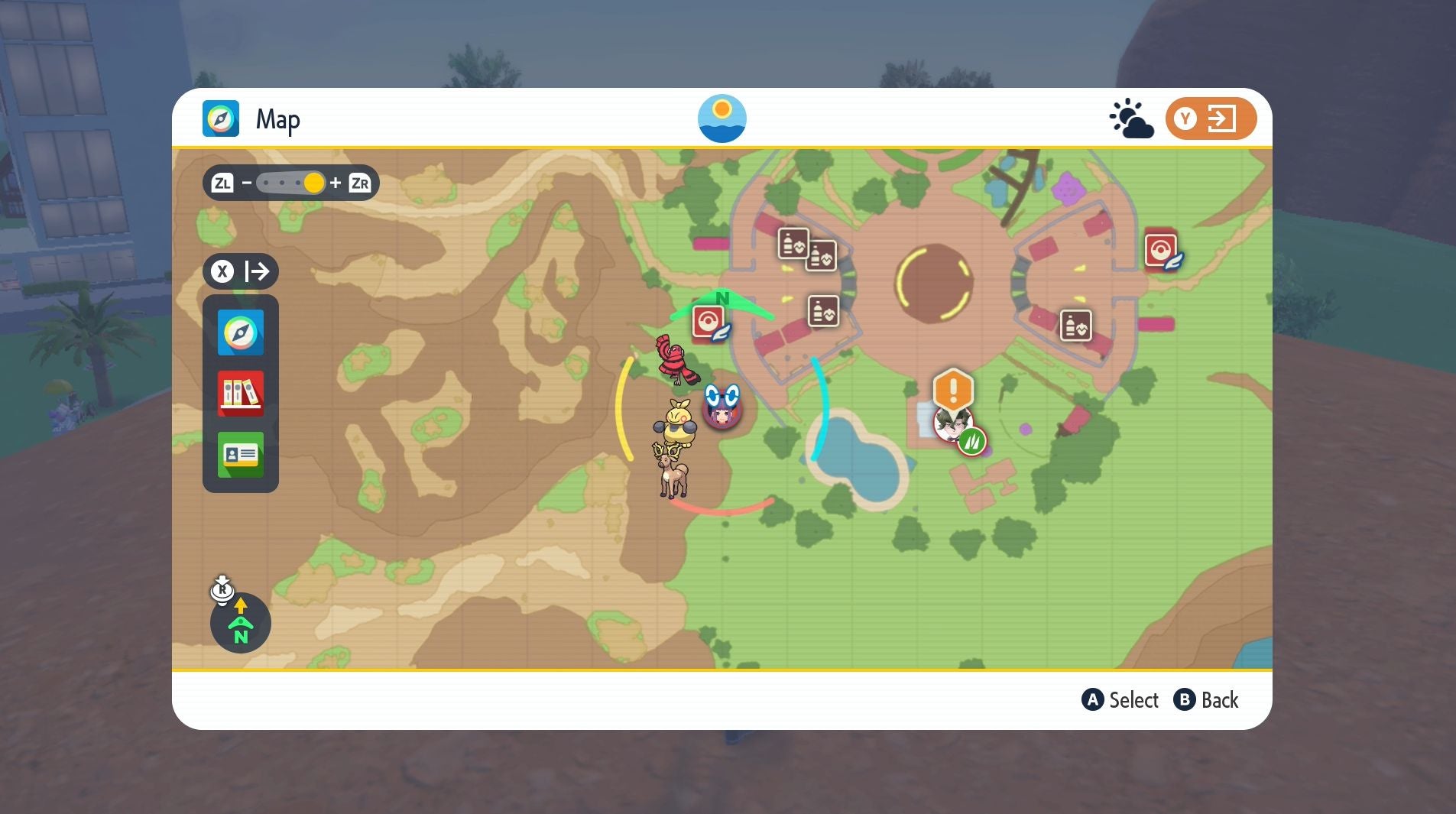 Pok mon Scarlet and Violet purple stake locations and Grasswither Shrine  including how to catch Wo Chien - 34