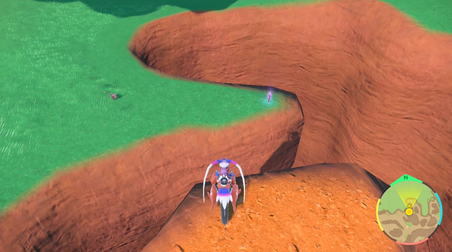 Pok mon Scarlet and Violet purple stake locations and Grasswither Shrine  including how to catch Wo Chien - 91