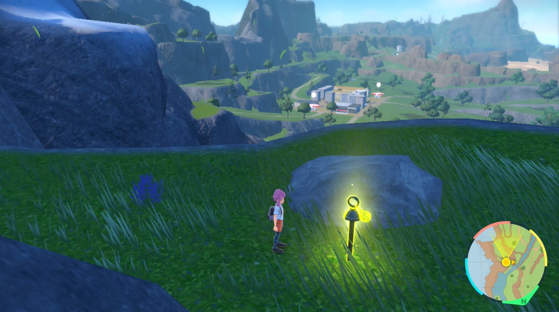 Pok mon Scarlet and Violet green stake locations and Groundblight Shrine  including how to catch Ting Lu - 89